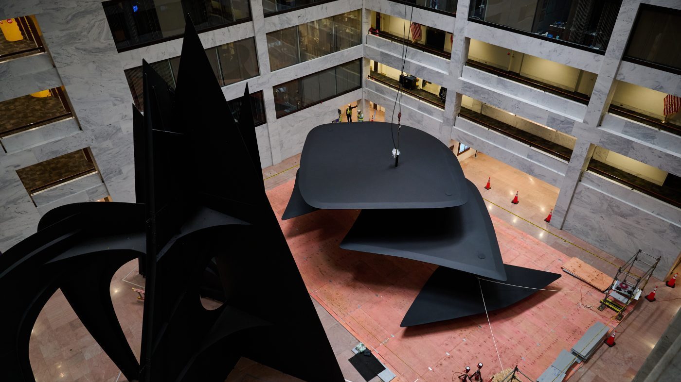 Calder's 'Mountains and Clouds' to finally move as Hart Building restoration nears completion