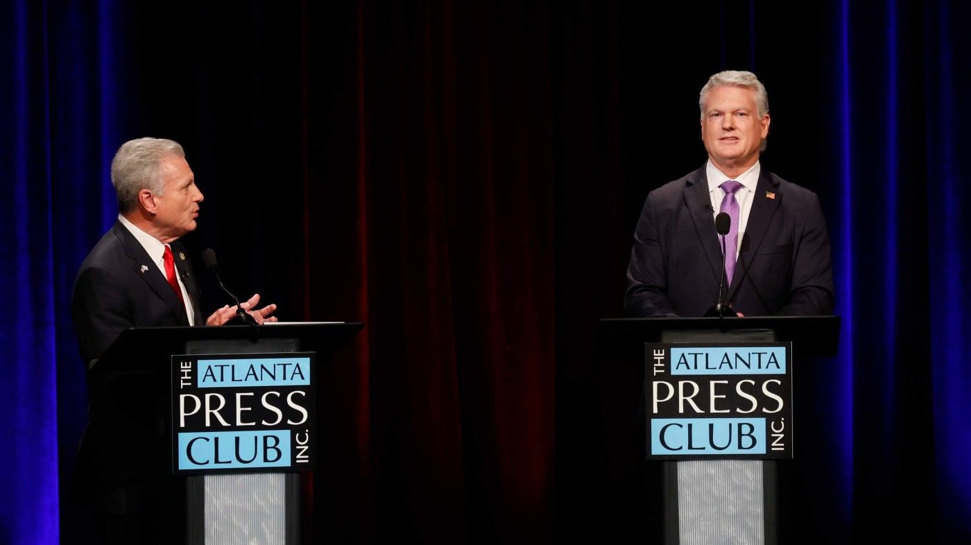 Carter and Collins Clash in Georgia Senate GOP Debate Ahead of Early Voting