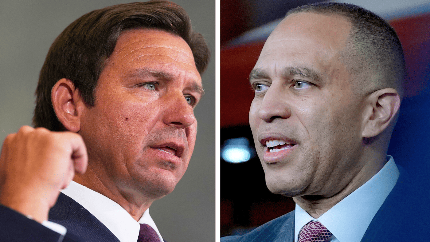 DeSantis Challenges Jeffries Over Florida Redistricting: 'Bring It On'