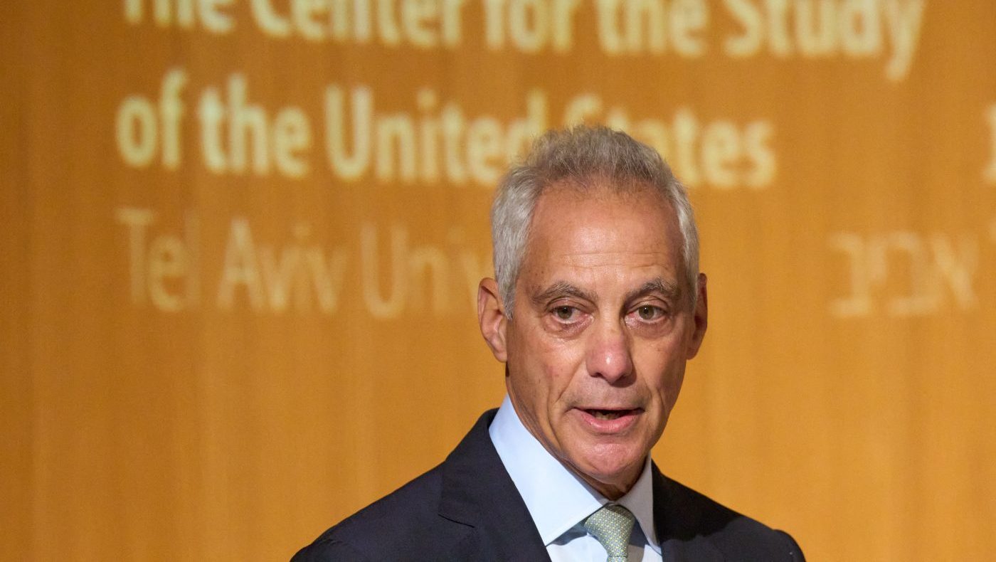 Emanuel Slams Netanyahu, Warns Israel Risks Becoming 'Prisoner of Its Own Tools'