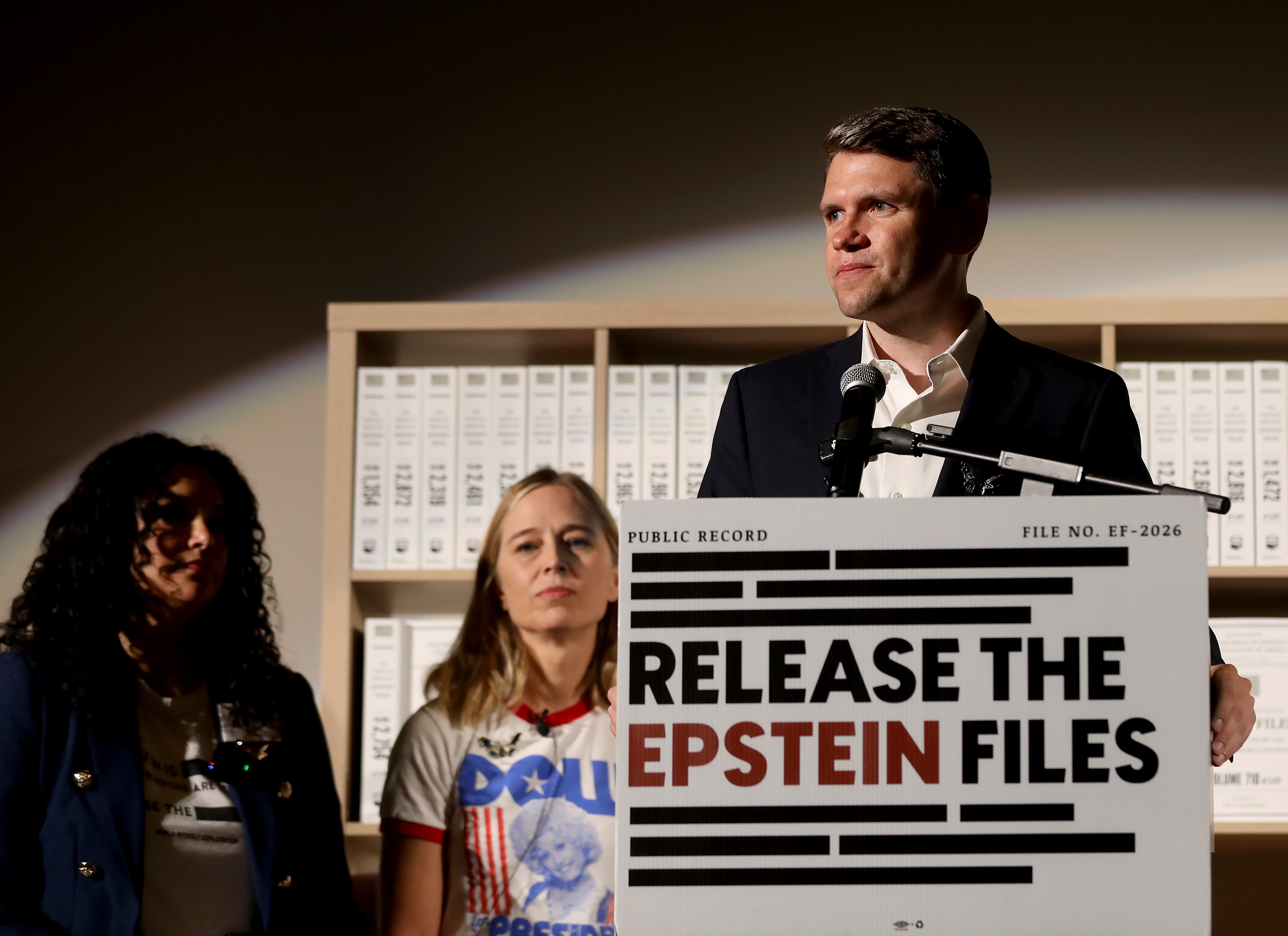 Epstein Survivors Back Talarico, Demand Paxton Sue DOJ Over File Redactions