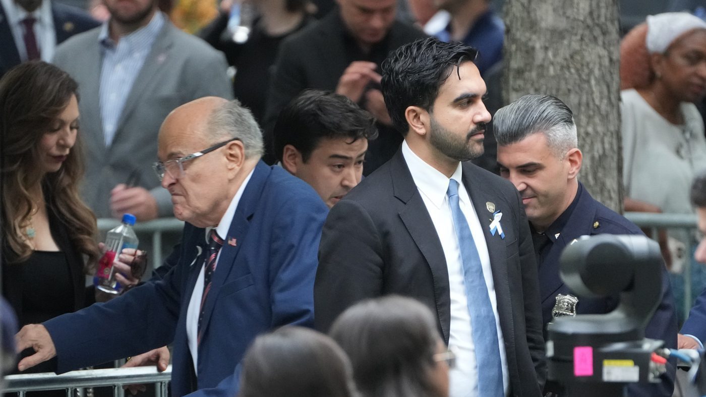 Giuliani and Mamdani Share Handshake at 9/11 Memorial Despite Dispute