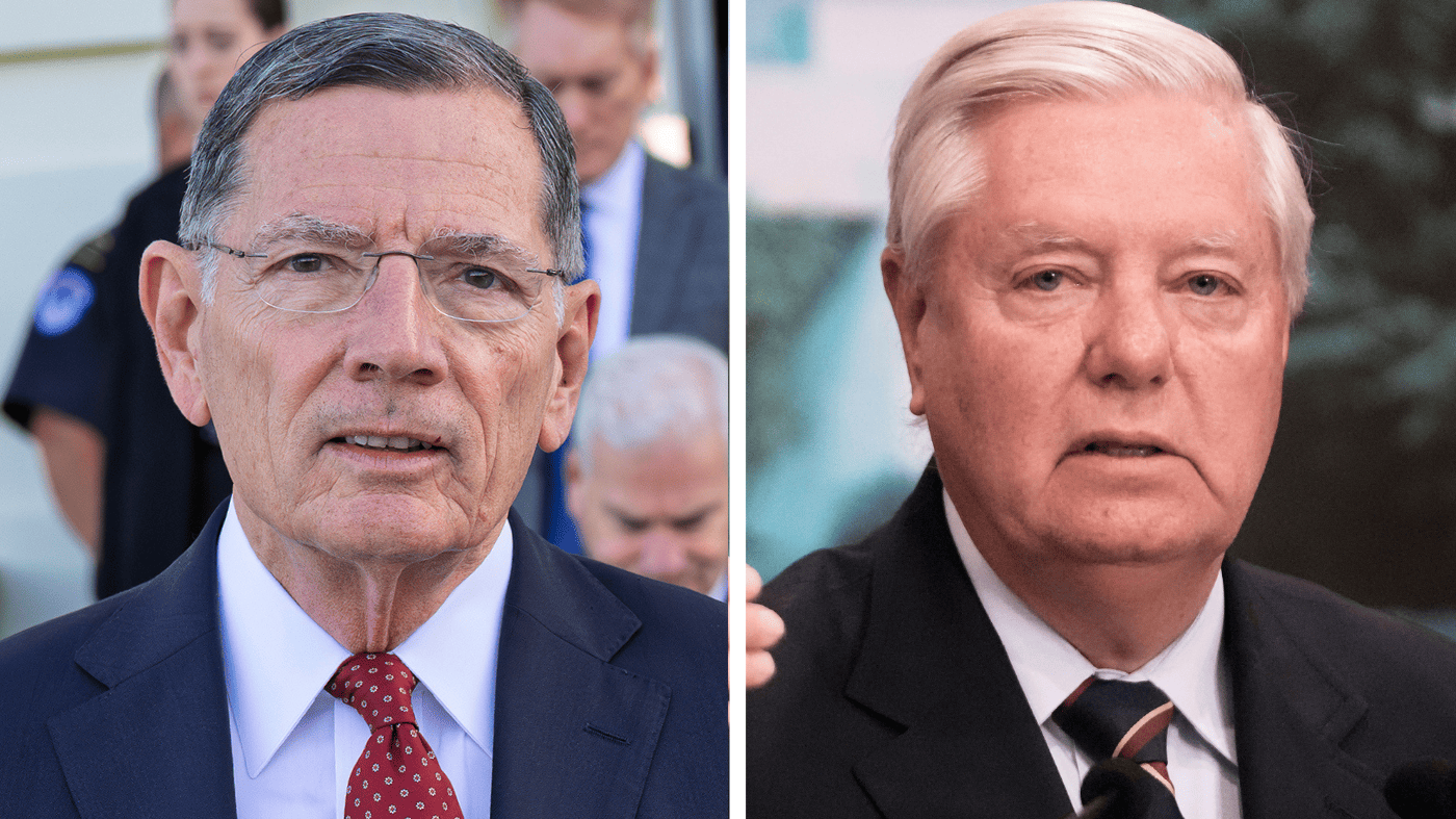 GOP Senators Barrasso, Graham to Huddle with Trump on DHS Funding Strategy