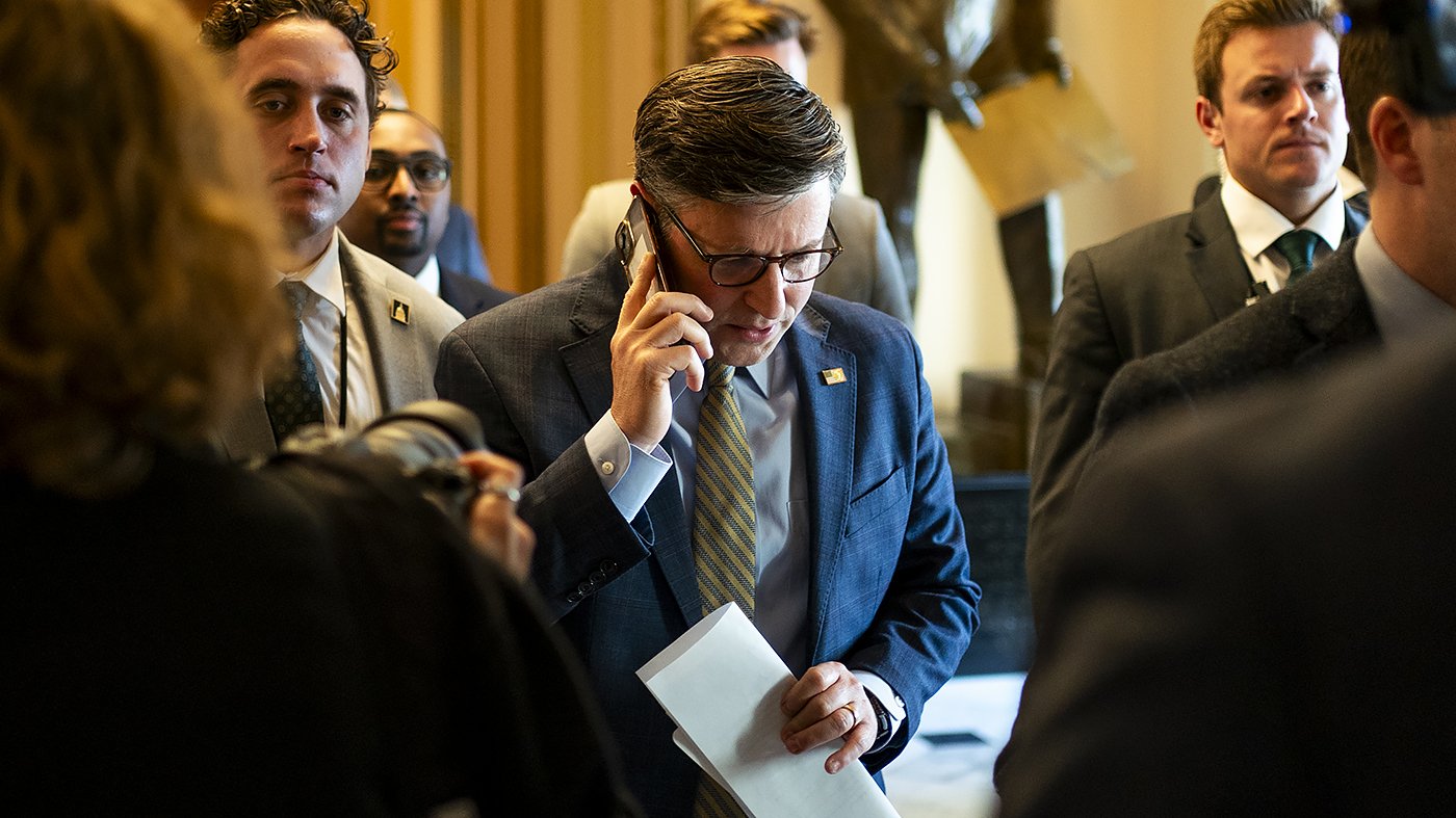 Johnson Navigates FISA, Expulsion, and Iran War Powers Deadlines in Critical Week