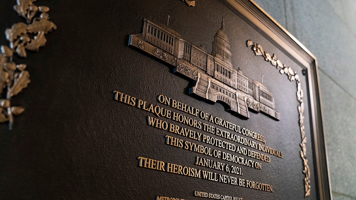 Judge throws out Jan. 6 officers' lawsuit over Capitol plaque