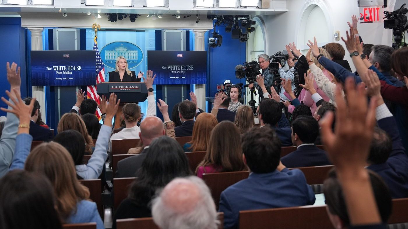Leavitt Returns to Briefing Room as Trump Preps Election Integrity Address Amid Iran Conflict