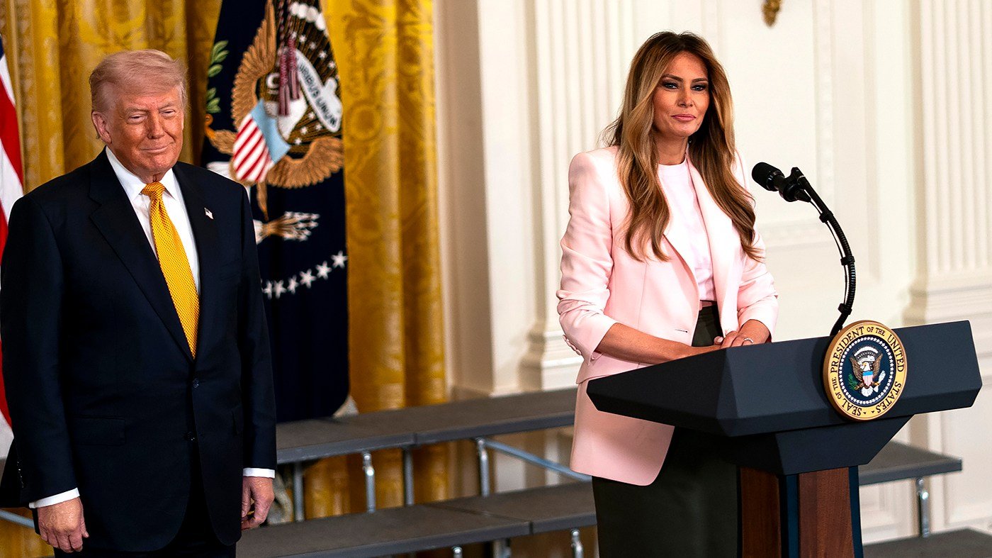 Melania Trump returns to spotlight with quip about absence and new foster care scholarships