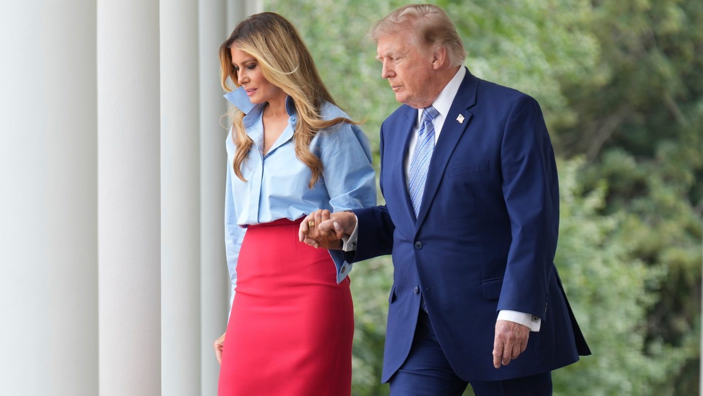 Melania Trump touts foster care scholarships at DC Grand Prix