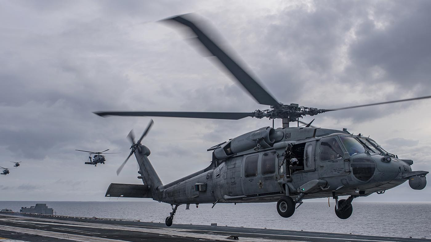 Navy Identifies Commander Lost in Arabian Sea Helicopter Incident