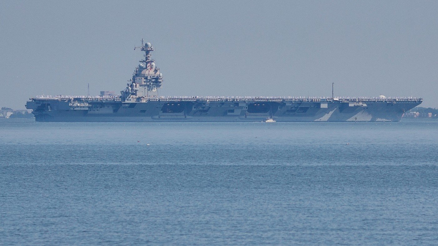 Navy weighs moving carrier island to satisfy Trump's aesthetic