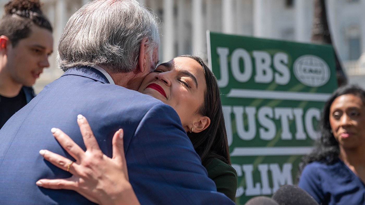Ocasio-Cortez Endorses Markey, Boosting Progressive Senate Bid