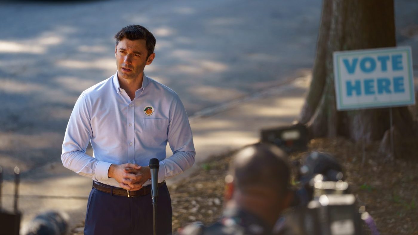 Ossoff pledges full Senate term, dismisses 2028 White House talk
