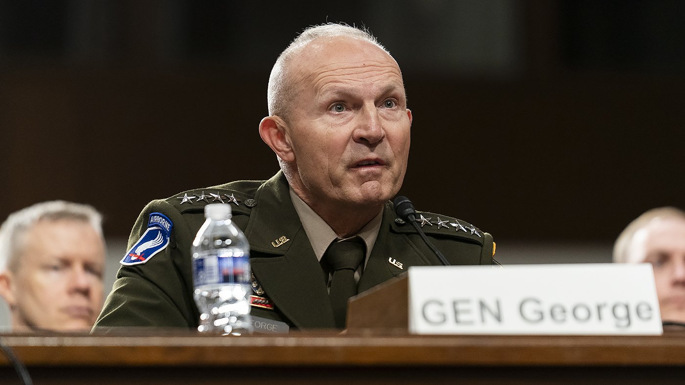 Ousted Army Chief George Calls for 'Leaders of Character' in Parting Shot