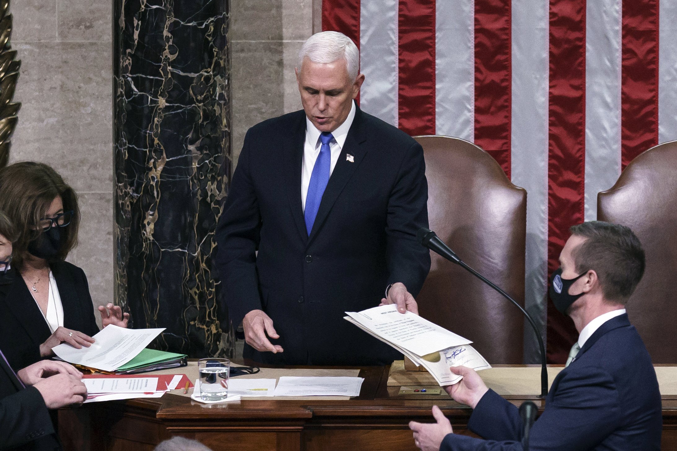 Pence Slams Trump’s Jan. 6 Pardons, Says Violent Rioters 'Should Never Get a Dime'