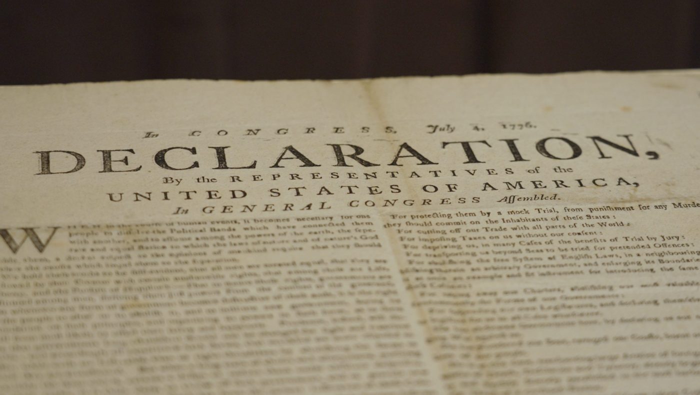 Rare 1776 Exeter Declaration of Independence Found in UK Archives After 250 Years