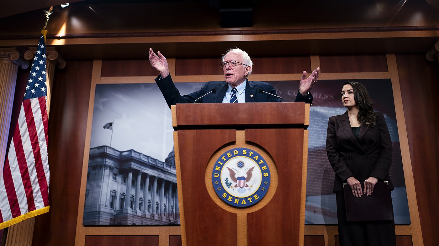 Sanders and Ocasio-Cortez Propose Federal Freeze on New AI Data Center Construction
