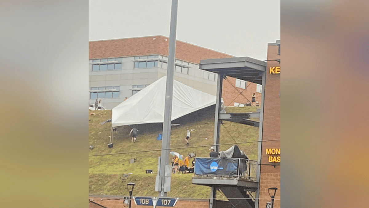 Storm-Toppled Canopy Triggers 'Mass Casualty' Response at WVU Baseball Venue