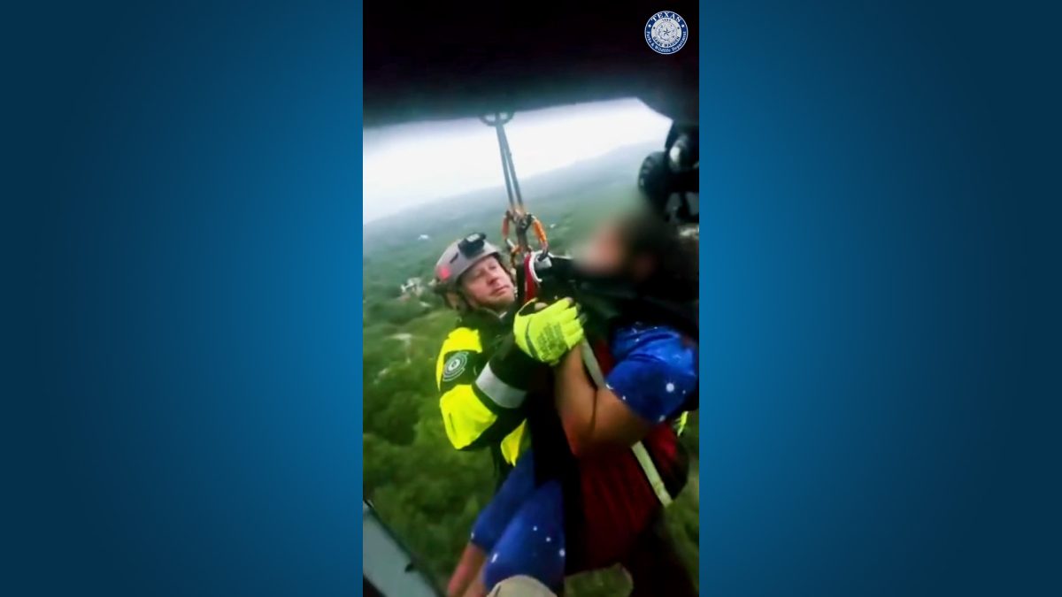Texas Game Wardens Rescue Children by Helicopter in Uvalde County Floods
