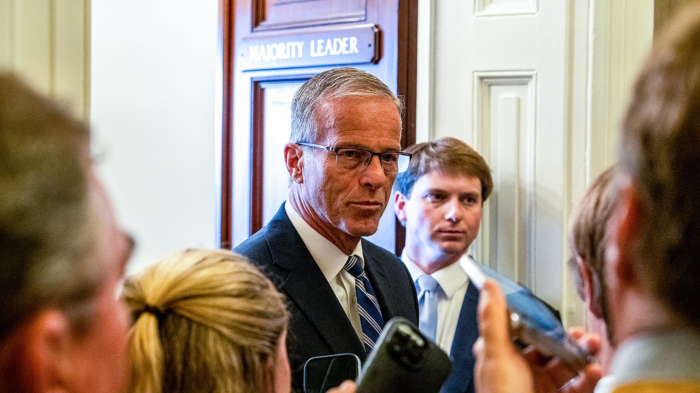 Thune pushes back on Trump's demand to scrap August recess for election bill