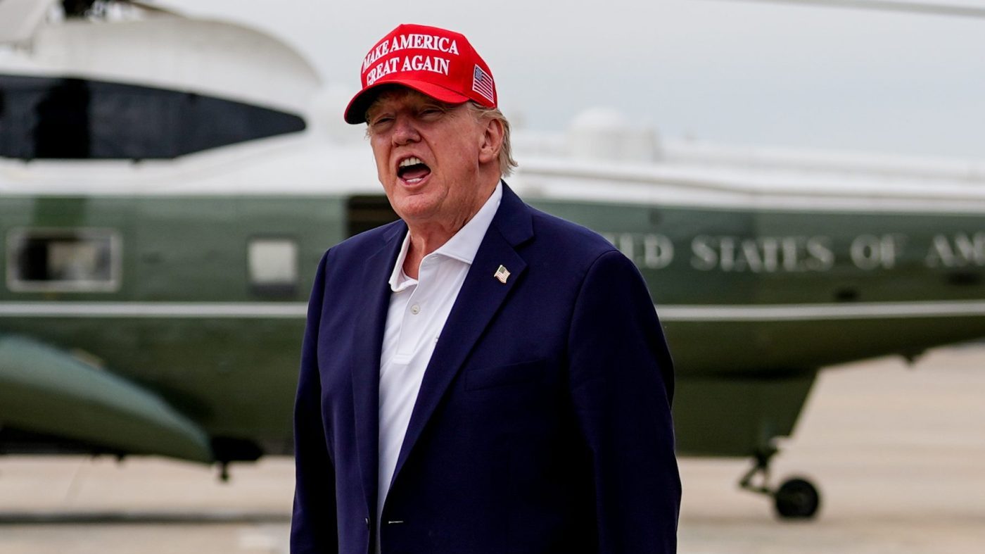 Trump blames vandals for National Mall grass damage after July 4 event