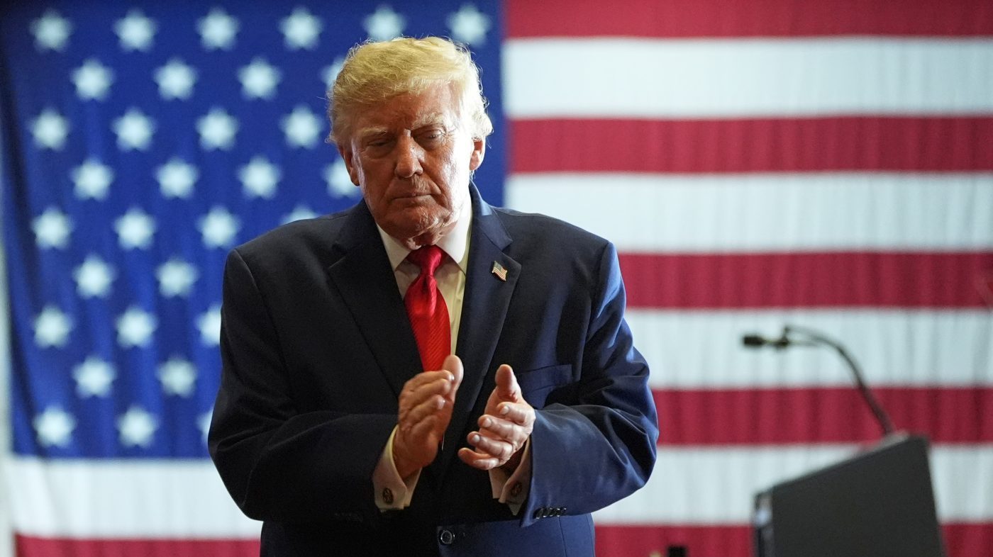 Trump Calls Paxton 'Pain in the Ass' While Stumping for Texas Senate Bid