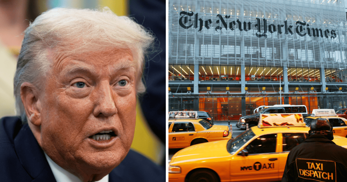 Trump Escalates Feud with NYT, Labels Iran War Coverage 'Treasonous'