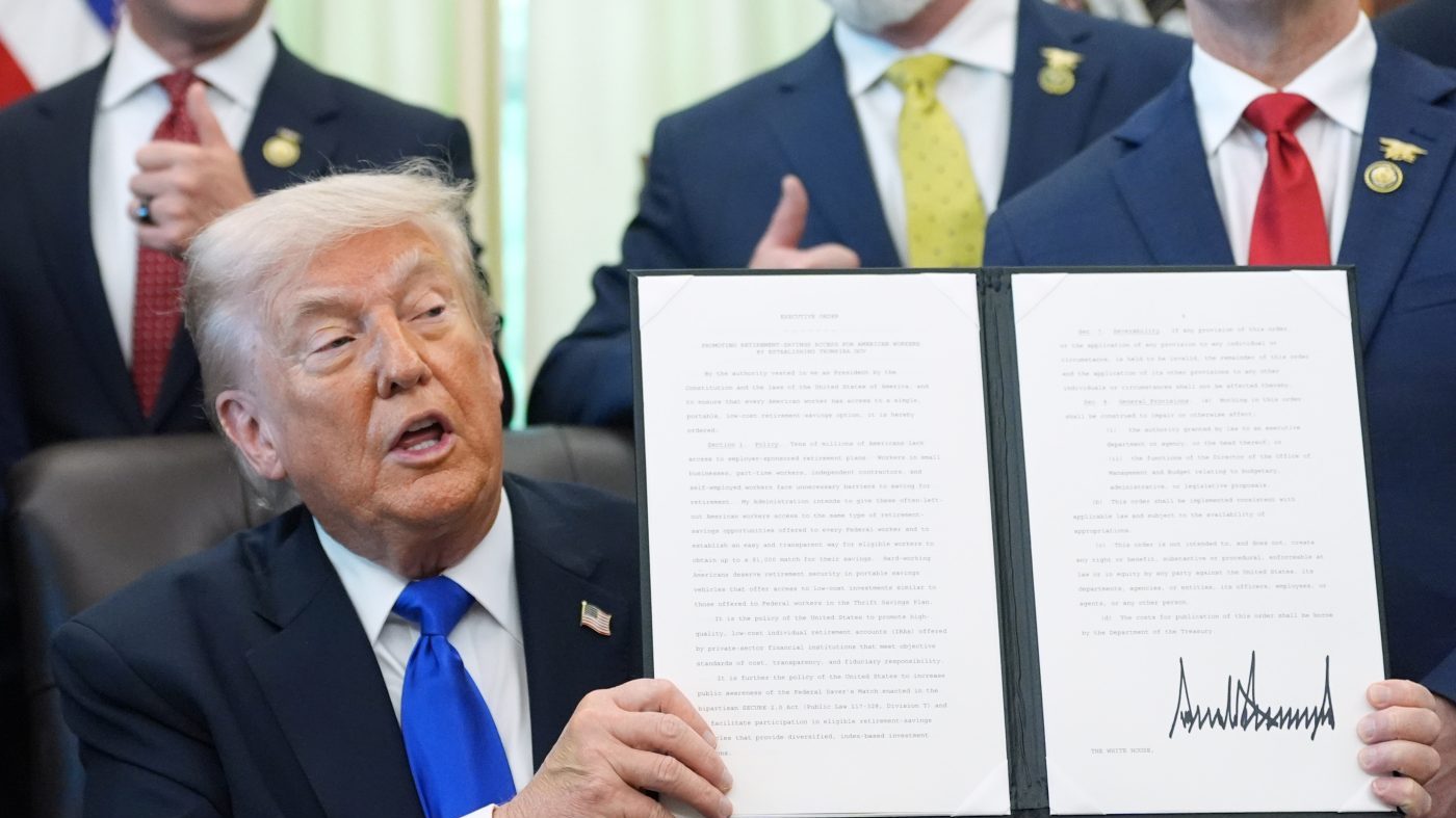 Trump Executive Order Expands Retirement Access for 22 Million Workers