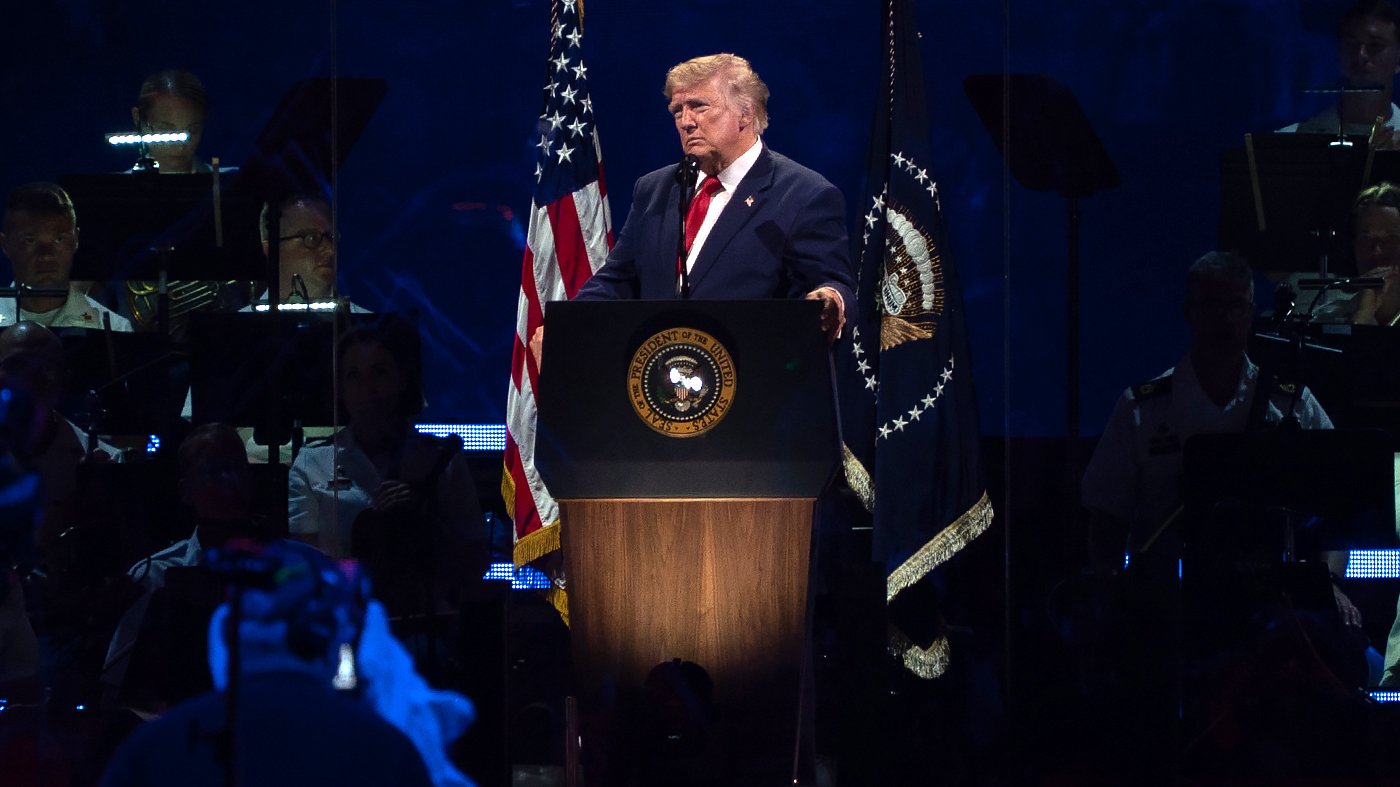 Trump Grumbles About 'Unfair' Legal Treatment in July Fourth Speech