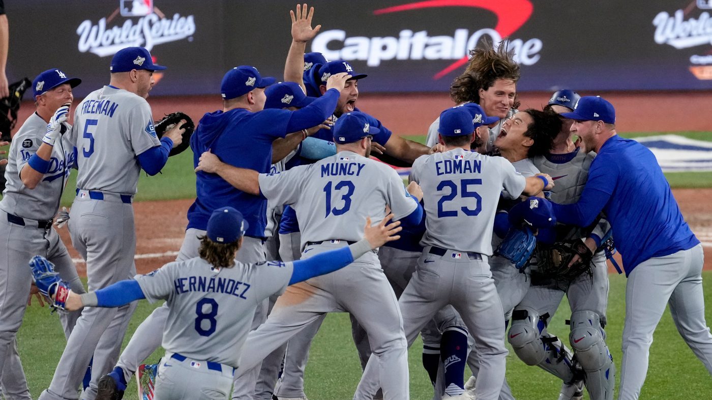 Trump Hosts World Series Champion Dodgers at White House Rose Garden