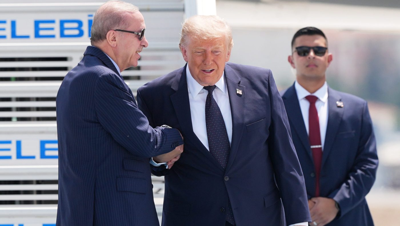 Trump Lands in Turkey for NATO Summit as Platner's Maine Campaign Collapses