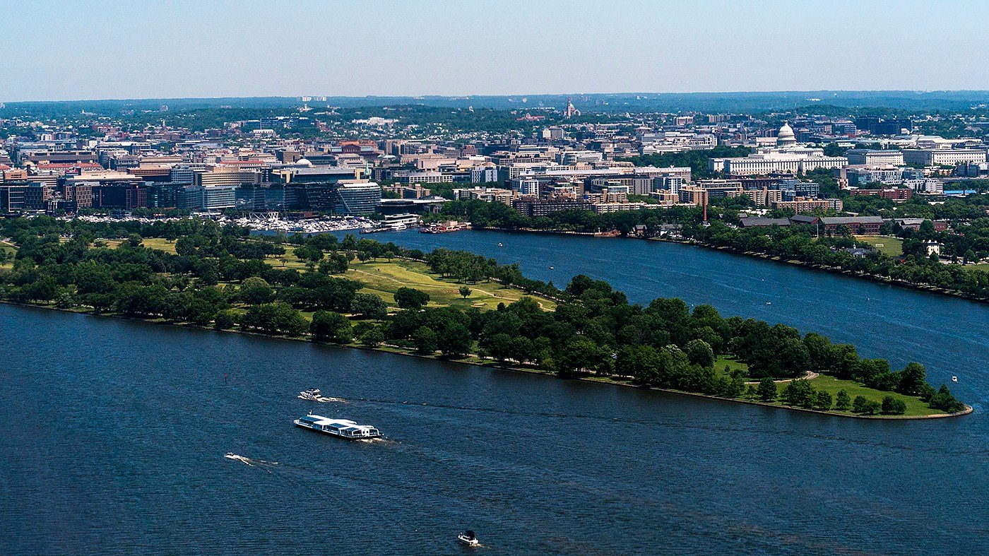 Trump Mocks Judge with 'Trash Island' Photos Amid East Potomac Legal Fight