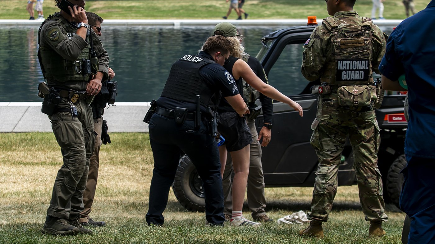 Trump's Reflecting Pool Woes: Algae, Peeling Paint, and Vandalism Claims